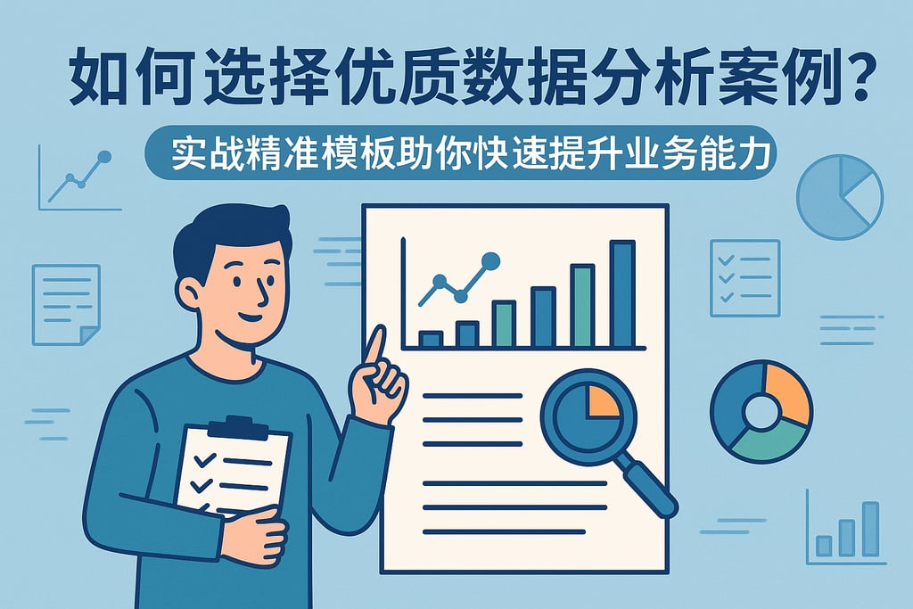 如何选择优质数据分析案例？实战精选模板助你快速提升业务能力