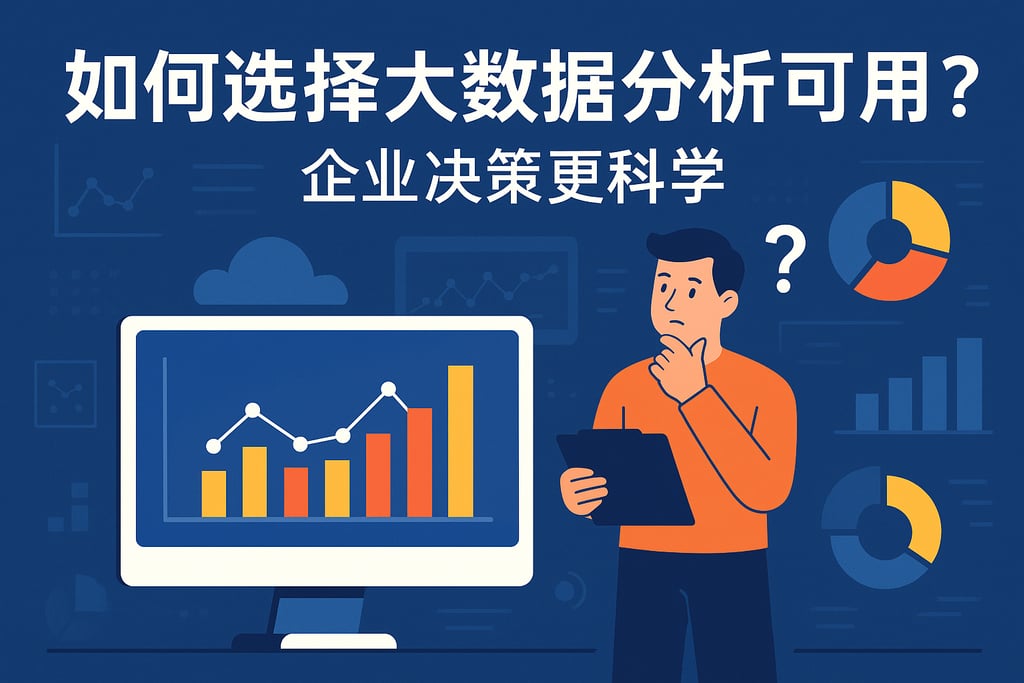 如何选择大数据分析可视化工具？企业决策更科学