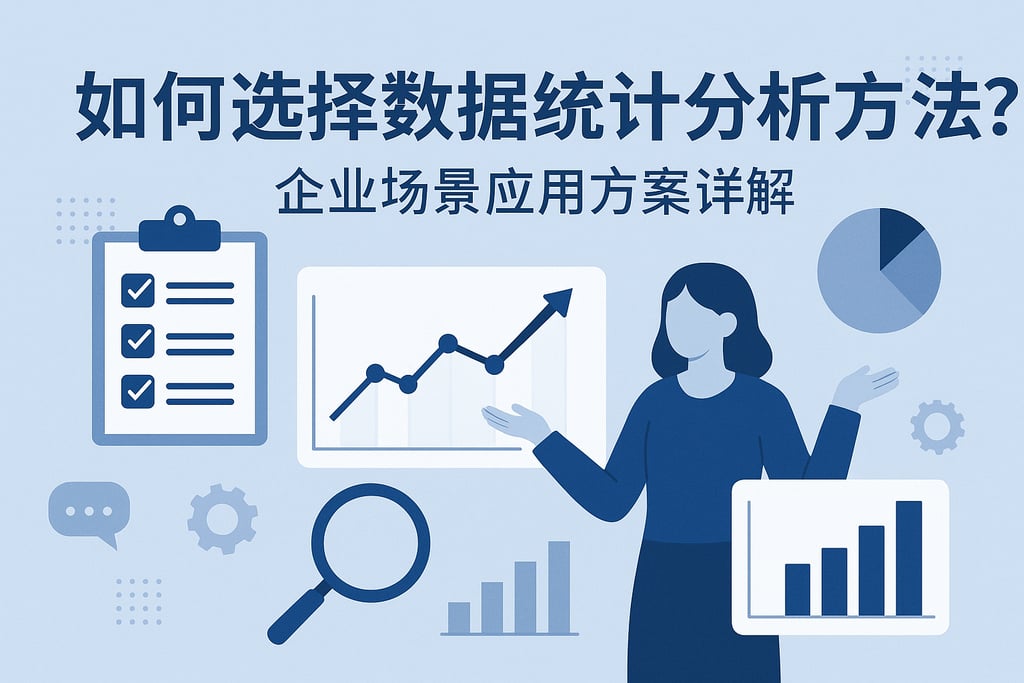 如何选择数据统计分析方法？企业场景应用方案详解