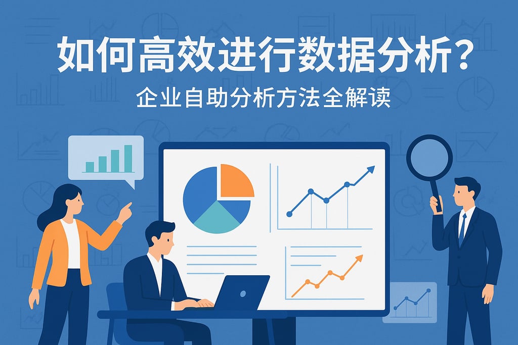 如何高效进行数据分析？企业自助分析方法全解读