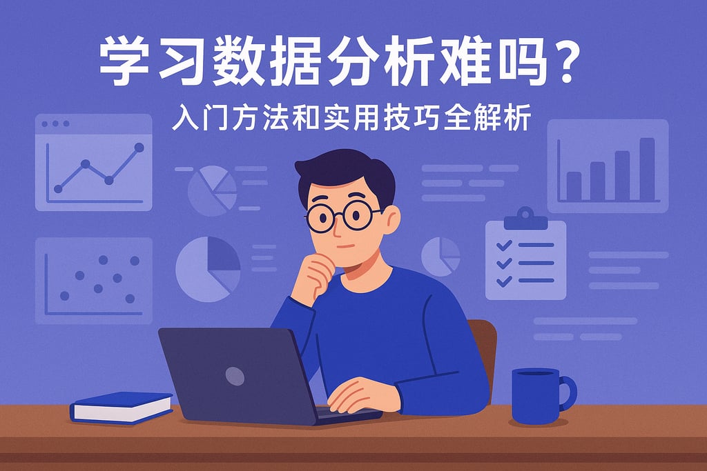 学习数据分析难吗？入门方法和实用技巧全解析