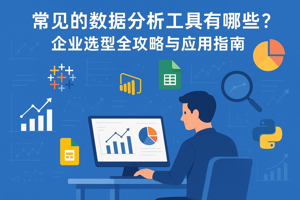常见的数据分析工具有哪些？企业选型全攻略与应用指南