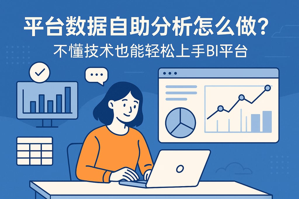 平台数据自助分析怎么做？不懂技术也能轻松上手BI平台