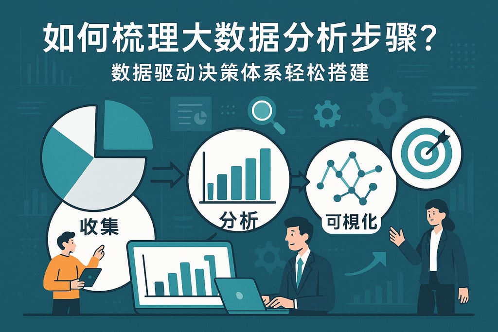 怎么梳理大数据分析步骤？数据驱动决策体系轻松搭建。