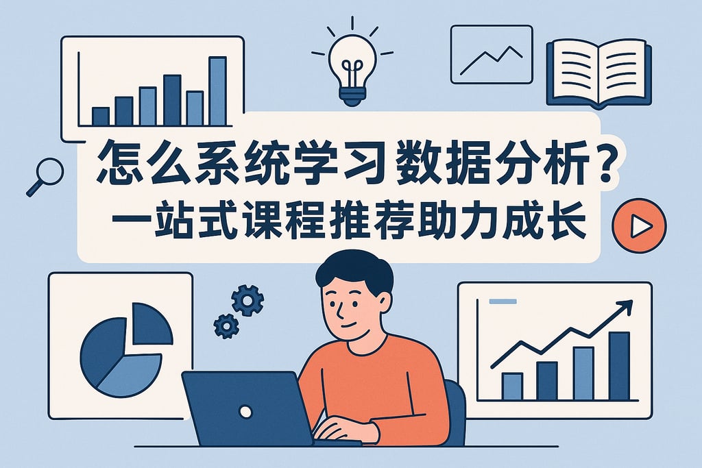 怎么系统学习数据分析？一站式课程推荐助力成长