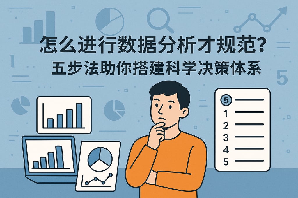 怎么进行数据分析才规范？五步法助你搭建科学决策体系