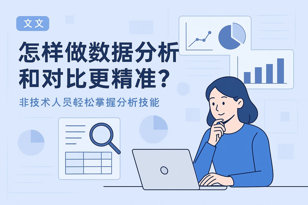 怎样做数据分析和对比更精准？非技术人员轻松掌握分析技能