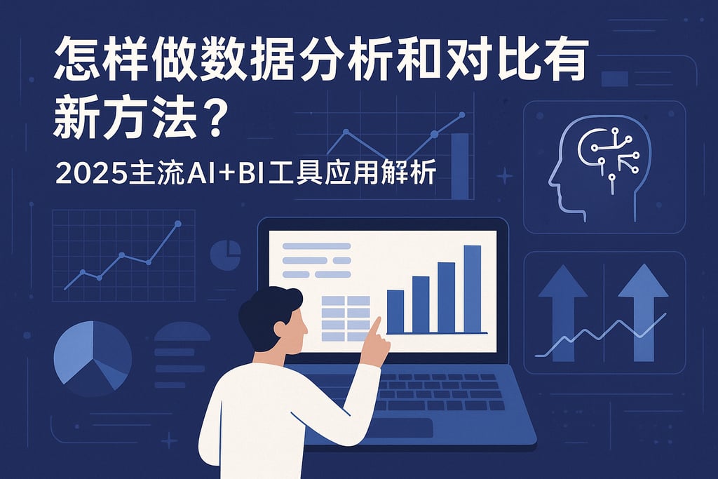 怎样做数据分析和对比有新方法？2025主流AI+BI工具应用解析