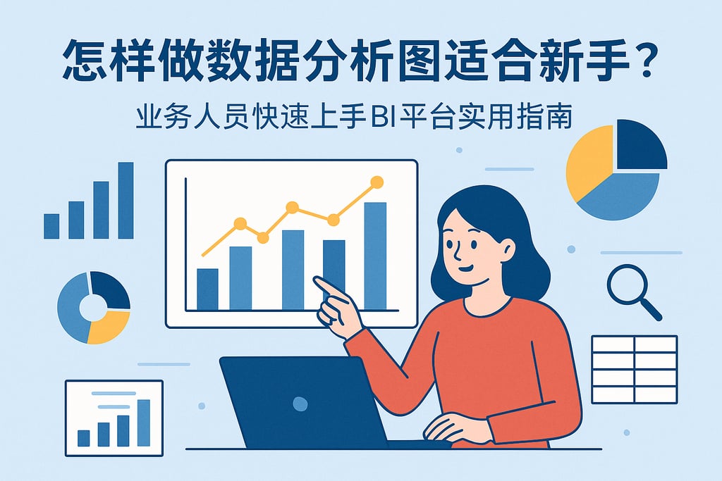 怎样做数据分析图适合新手？业务人员快速上手BI平台实用指南