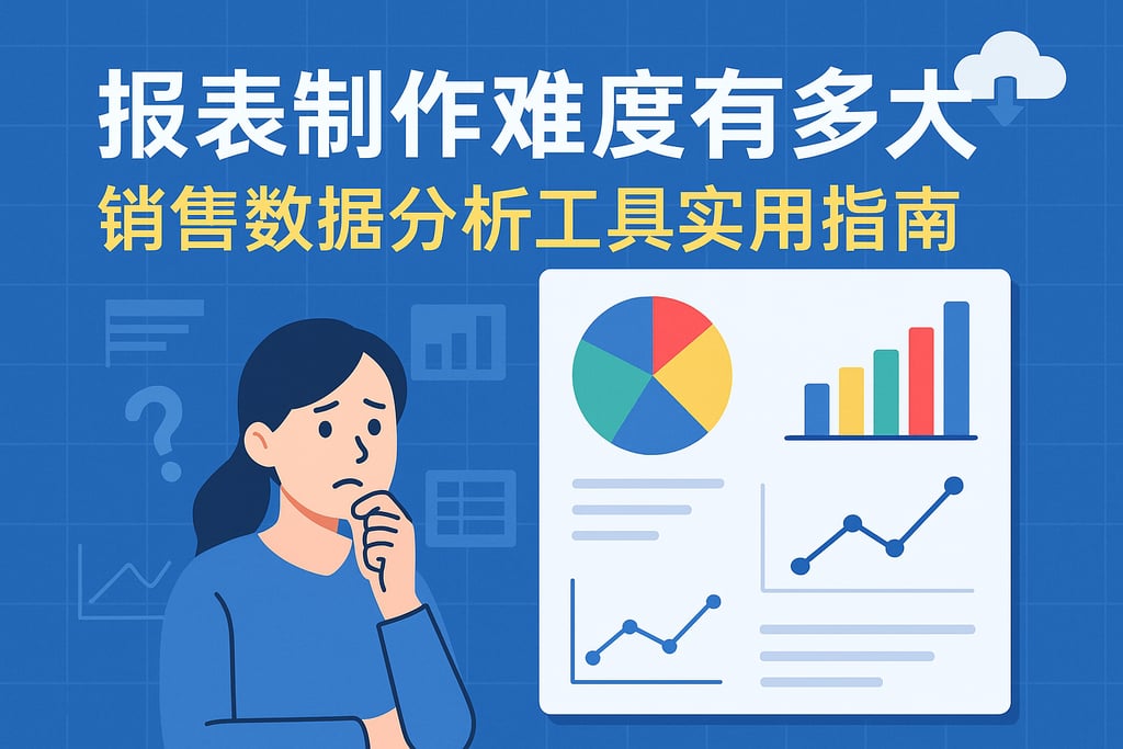 报表制作难度有多大？销售数据分析工具实用指南