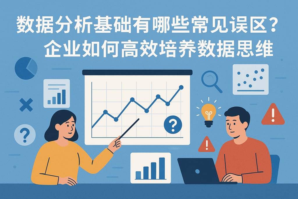 数据分析基础有哪些常见误区？企业如何高效培养数据思维