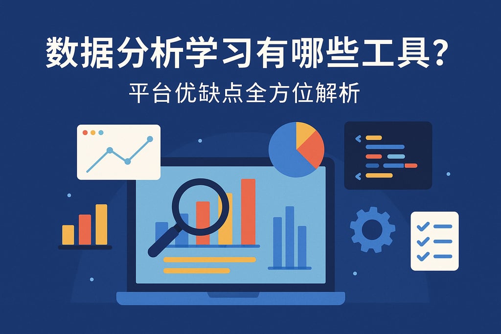 数据分析学习有哪些工具？平台优缺点全方位解析