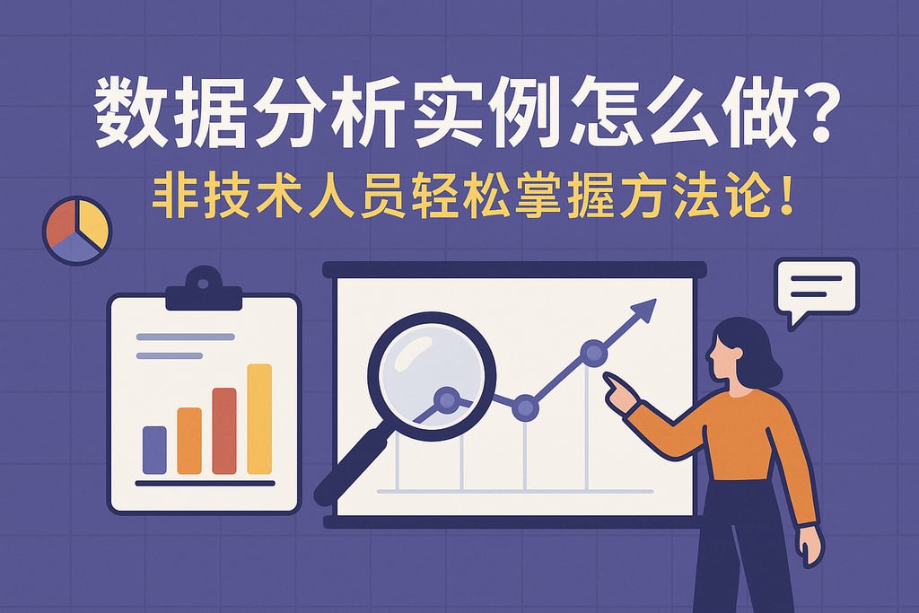 数据分析实例怎么做？非技术人员轻松掌握方法论！