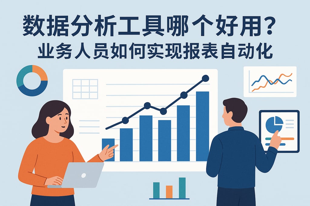 数据分析工具哪个好用？业务人员如何实现报表自动化