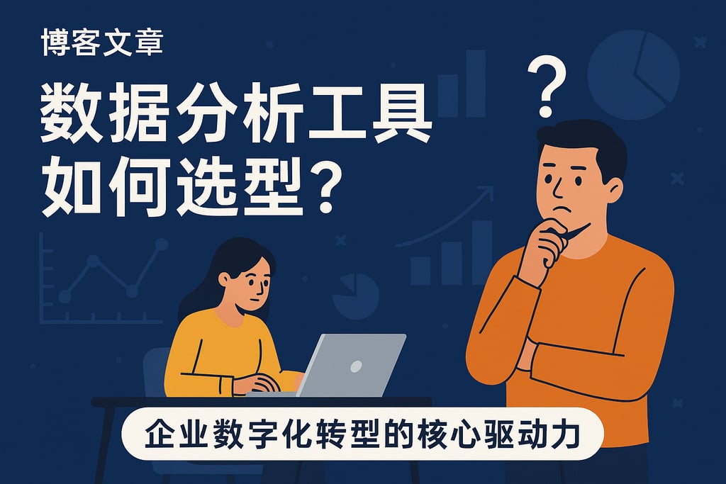 数据分析工具如何选型？企业数字化转型的核心驱动力是什么