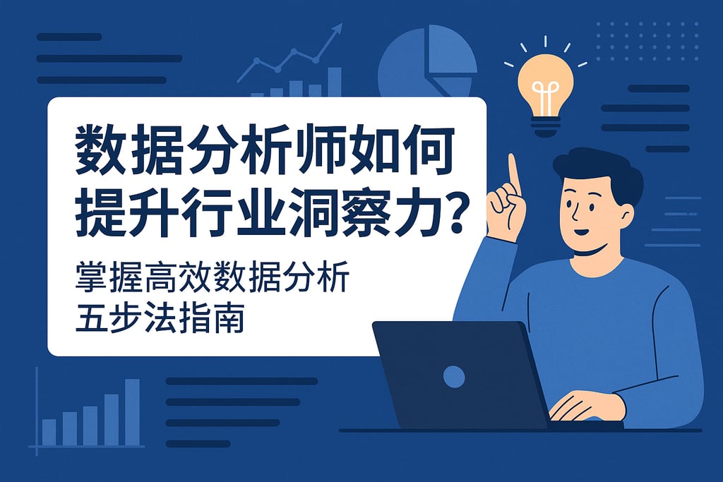 数据分析师如何提升行业洞察力？掌握高效数据分析五步法指南