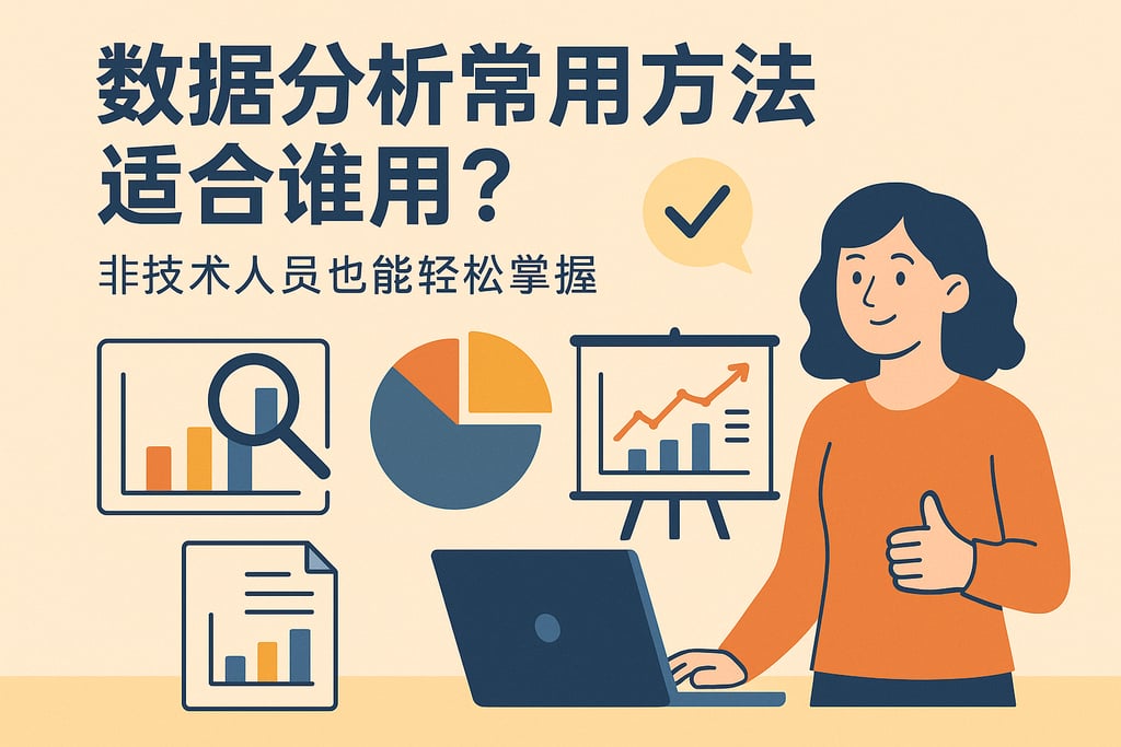 数据分析常用方法适合谁用？非技术人员也能轻松掌握