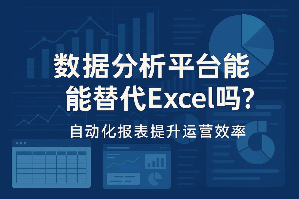 数据分析平台能替代Excel吗？自动化报表提升运营效率