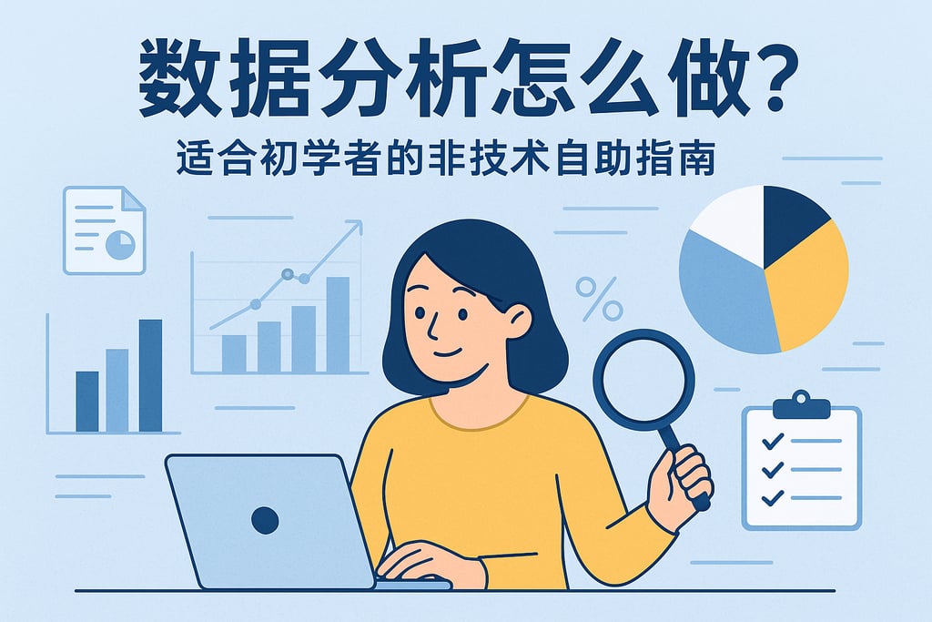 数据分析怎么做适合初学者？非技术人员自助指南提升技能