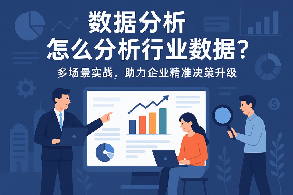 数据分析怎么分析行业数据？多场景实战，助力企业精准决策升级