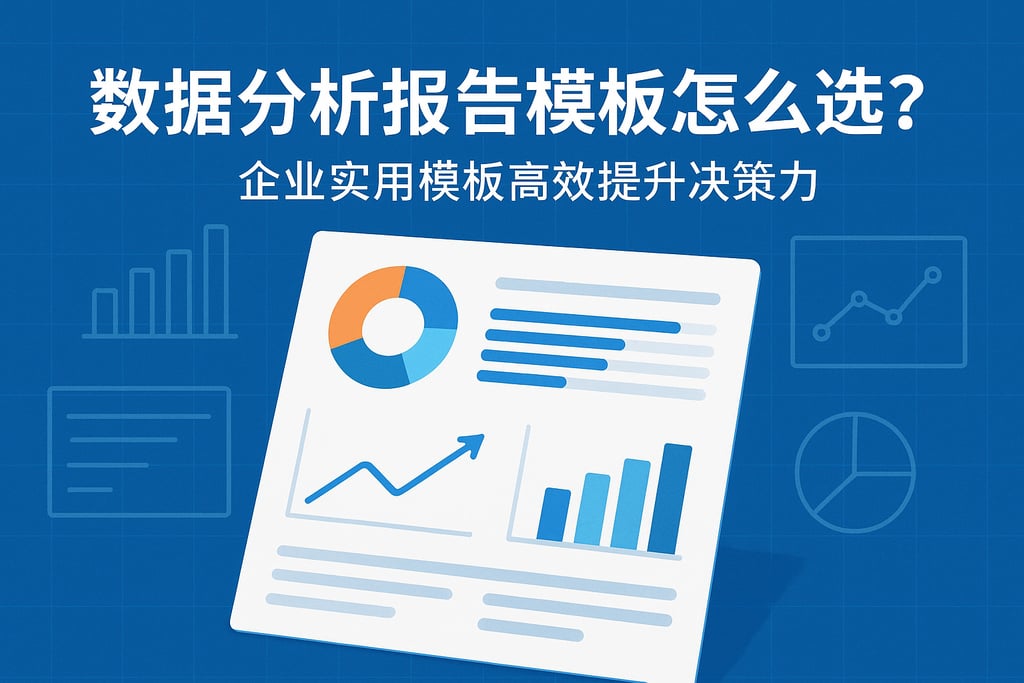 数据分析报告模板怎么选？企业实用模板高效提升决策力
