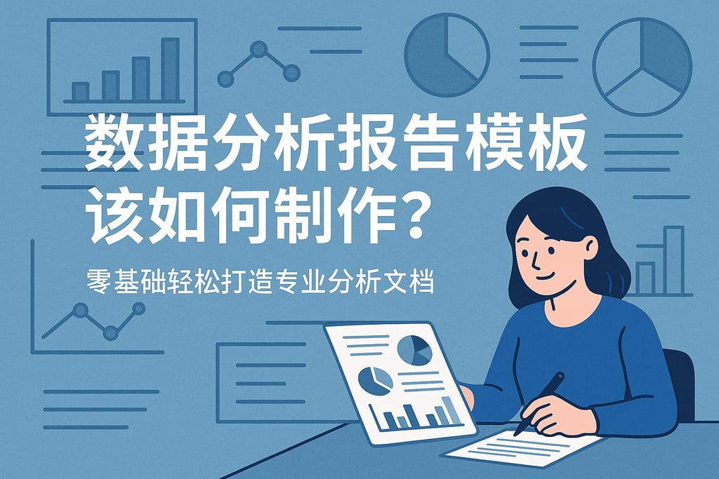 数据分析报告模板该如何制作？零基础轻松打造专业分析文档