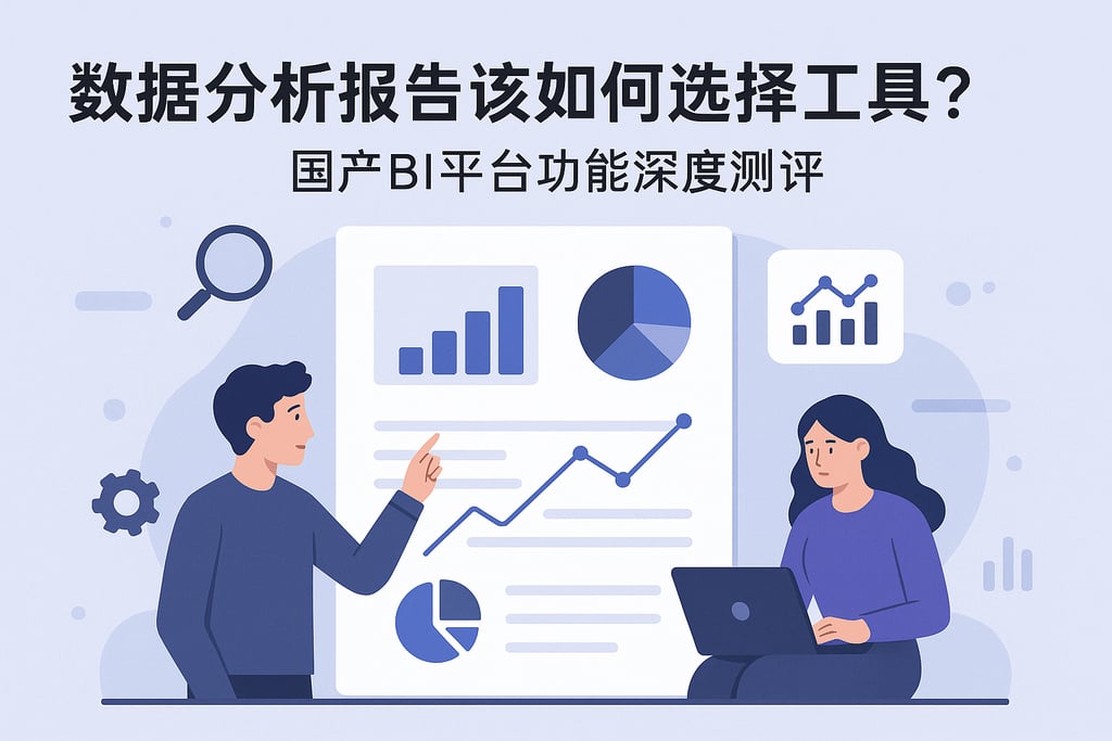 数据分析报告该如何选择工具？国产BI平台功能深度测评