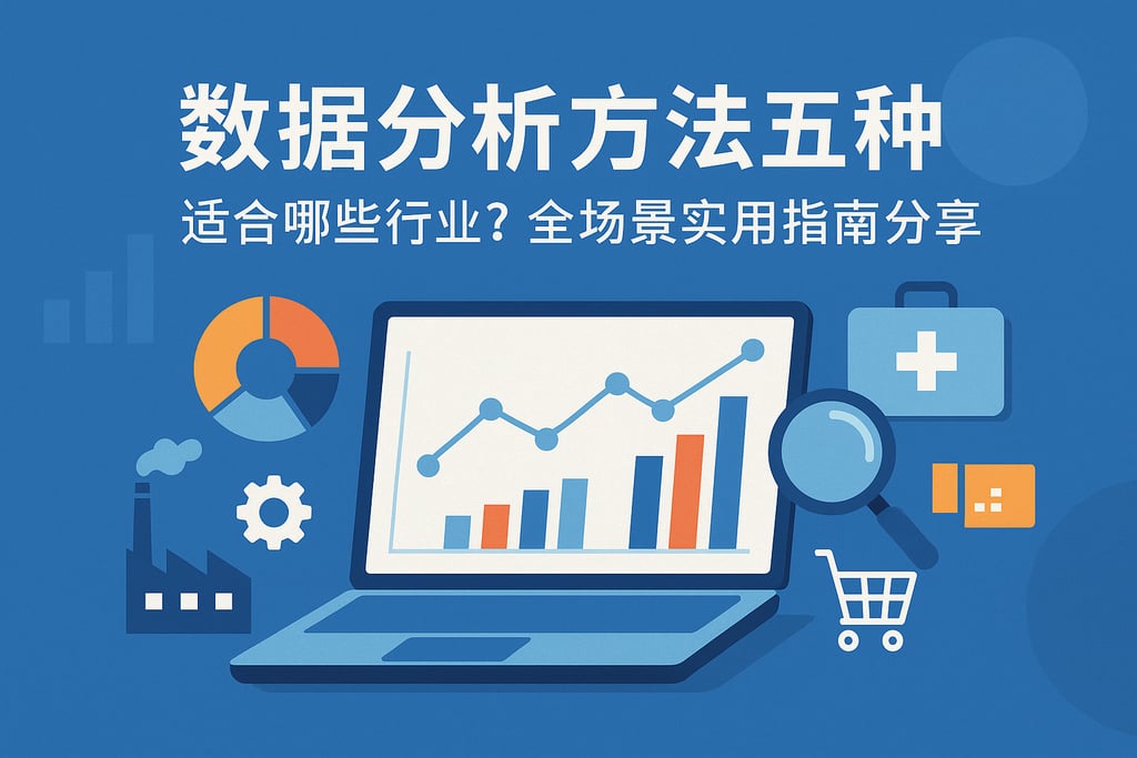 数据分析方法五种适合哪些行业？全场景实用指南分享