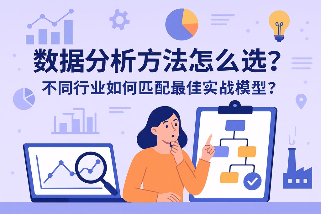 数据分析方法怎么选？不同行业如何匹配最佳实战模型？