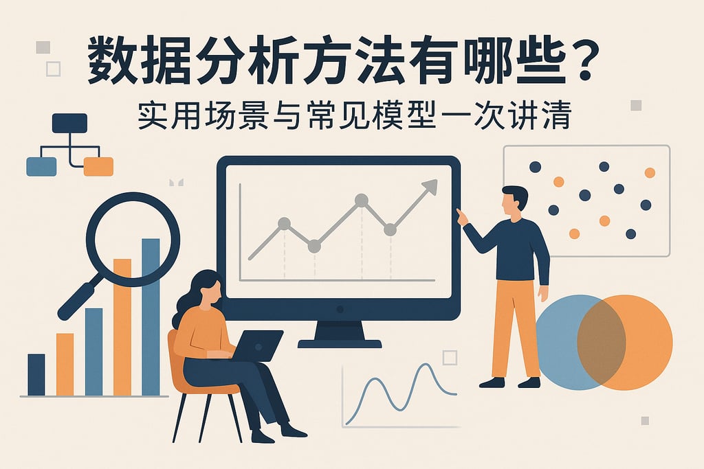 数据分析方法有哪些？实用场景与常见模型一次讲清