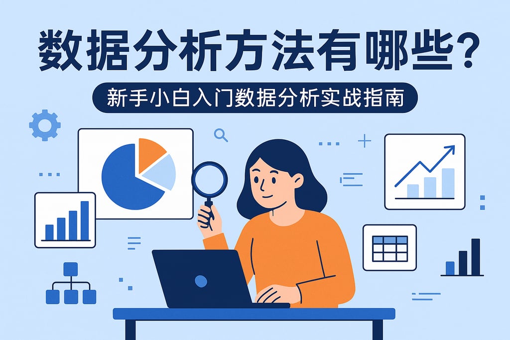 数据分析方法有哪些？新手小白入门数据分析实战指南