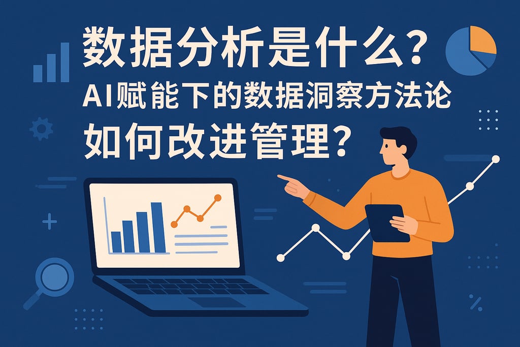 数据分析是什么？AI赋能下的数据洞察方法论，如何改进管理？