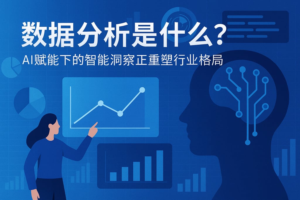 数据分析是什么？AI赋能下的智能洞察正重塑行业格局。