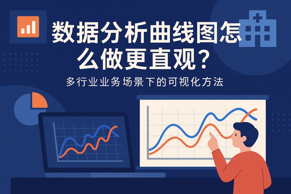 数据分析曲线图怎么做更直观？多行业业务场景下的可视化方法