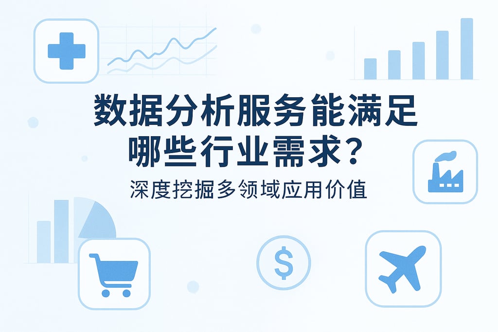 数据分析服务能满足哪些行业需求？深度挖掘多领域应用价值