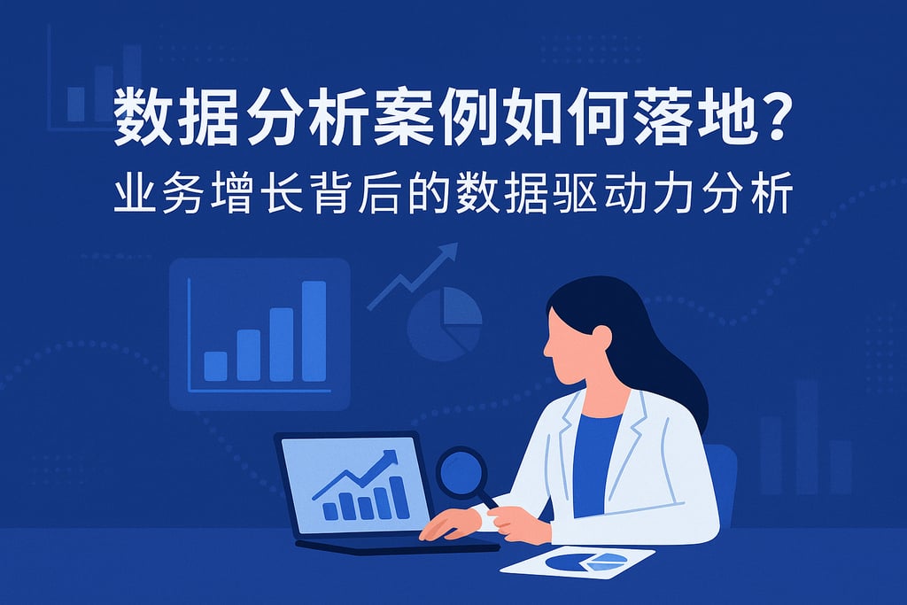 数据分析案例如何落地？业务增长背后的数据驱动力分析
