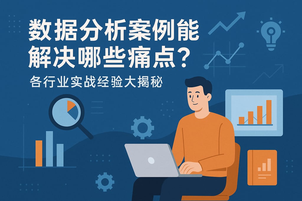 数据分析案例能解决哪些痛点？各行业实战经验大揭秘