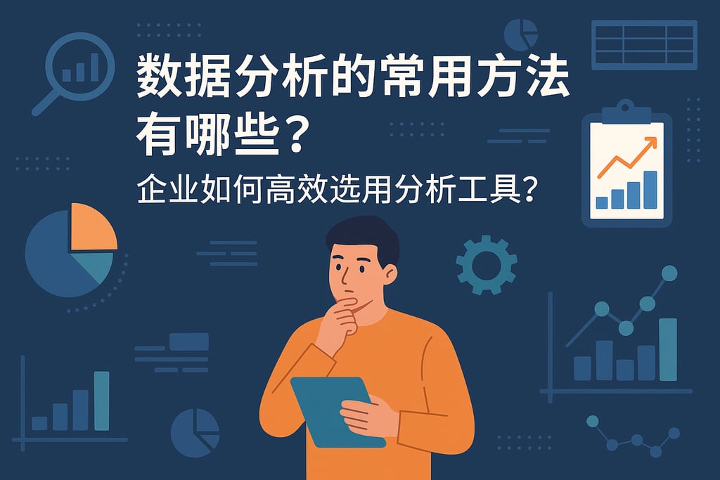 数据分析的常用方法有哪些？企业如何高效选用分析工具？