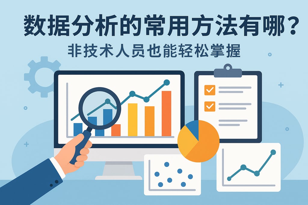 数据分析的常用方法有哪些？非技术人员也能轻松掌握
