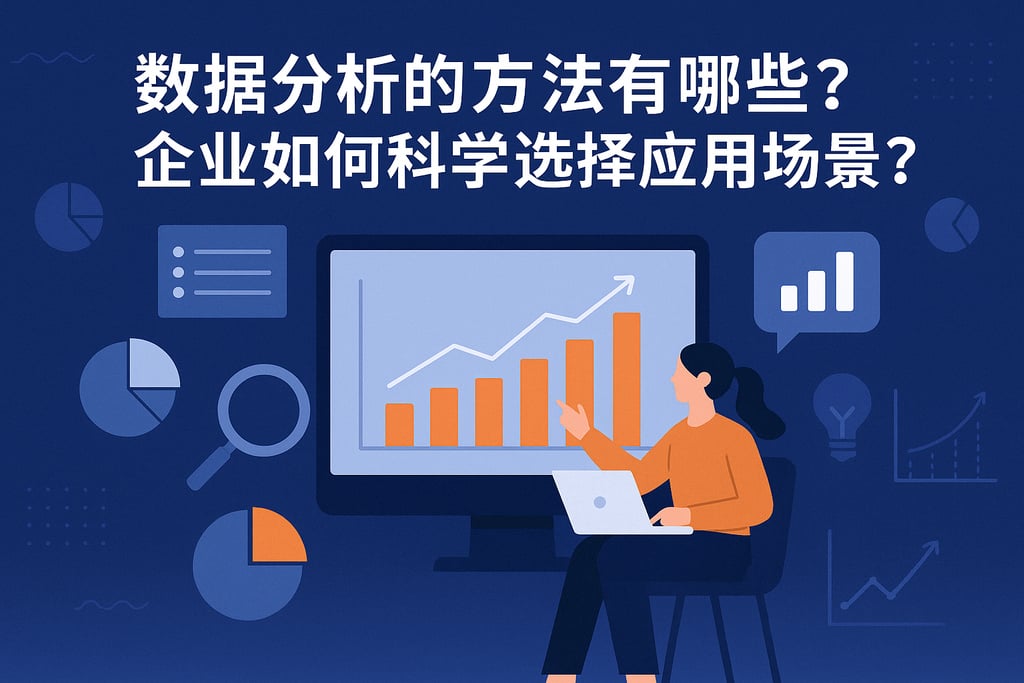 数据分析的方法有哪些？企业如何科学选择应用场景？
