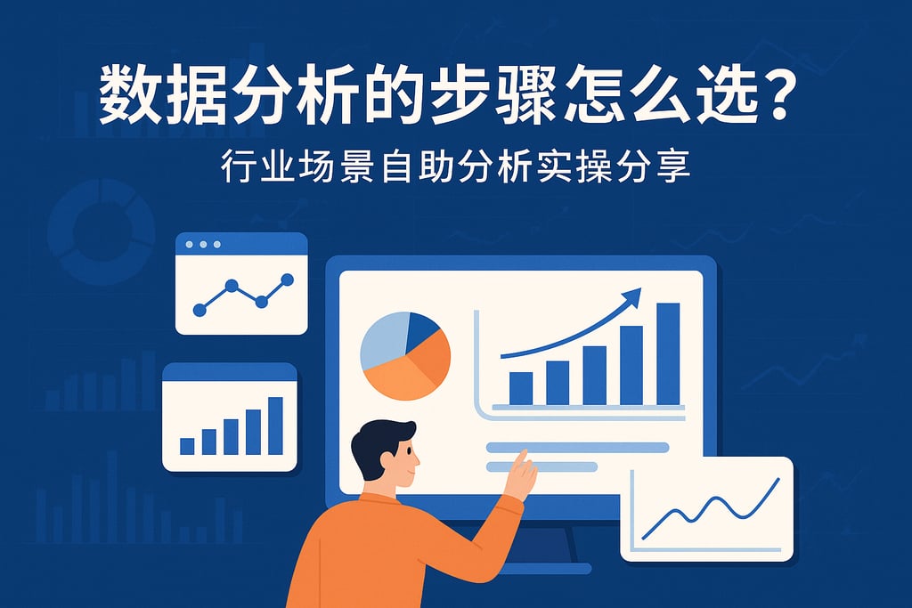 数据分析的步骤怎么选？行业场景自助分析实操分享