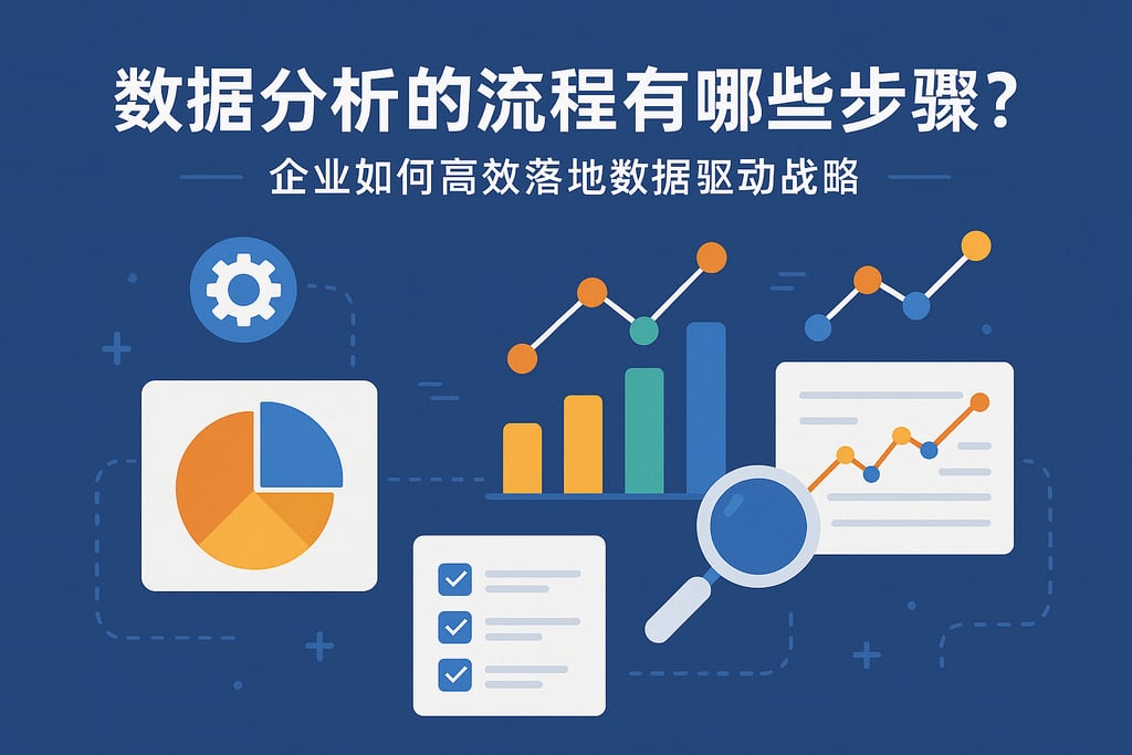 数据分析的流程有哪些步骤？企业如何高效落地数据驱动战略