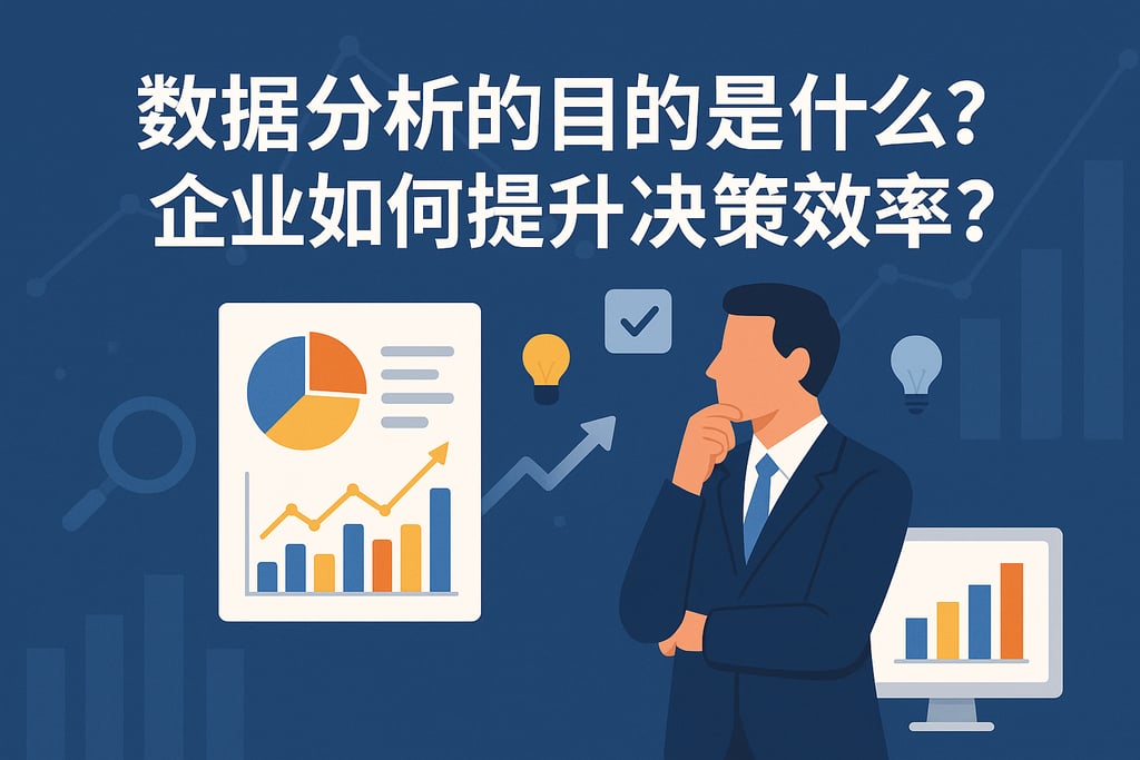 数据分析的目的是什么？企业如何提升决策效率？