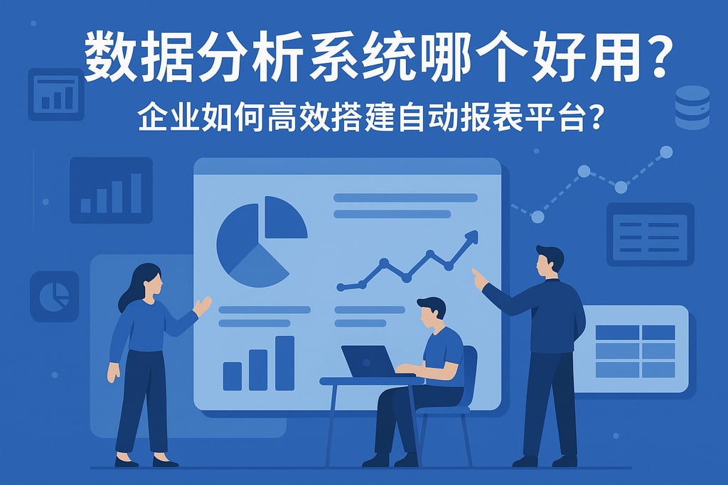 数据分析系统哪个好用？企业如何高效搭建自动报表平台？