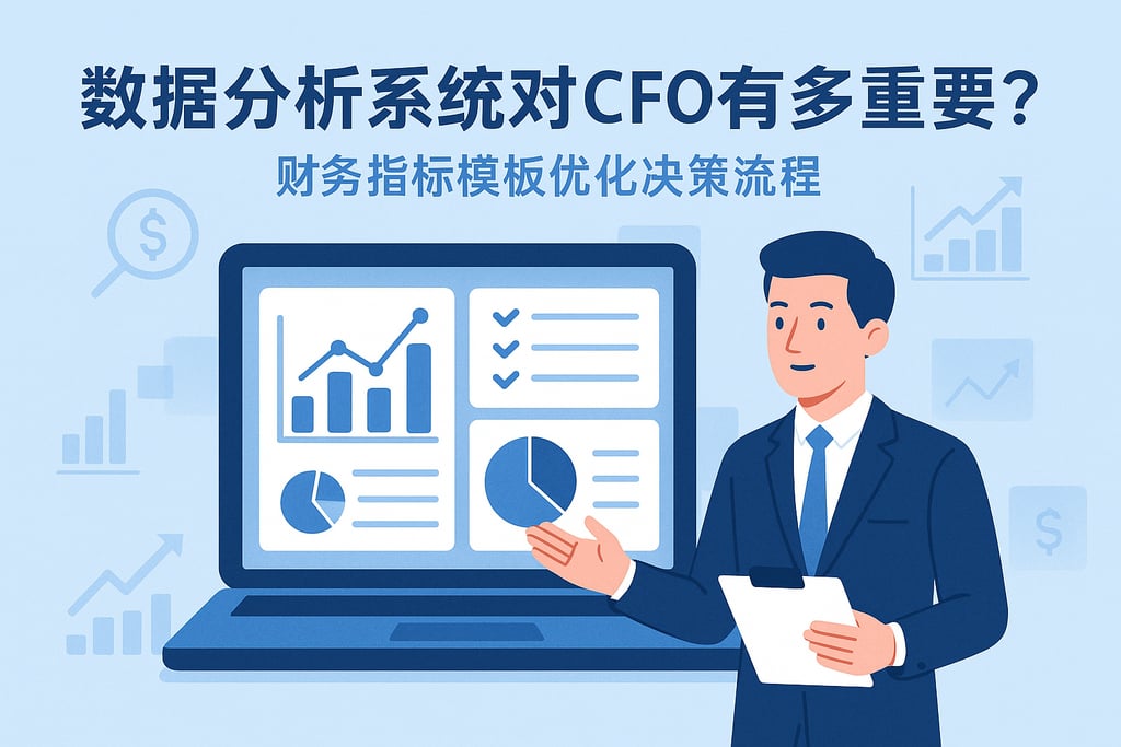 数据分析系统对CFO有多重要？财务指标模板优化决策流程