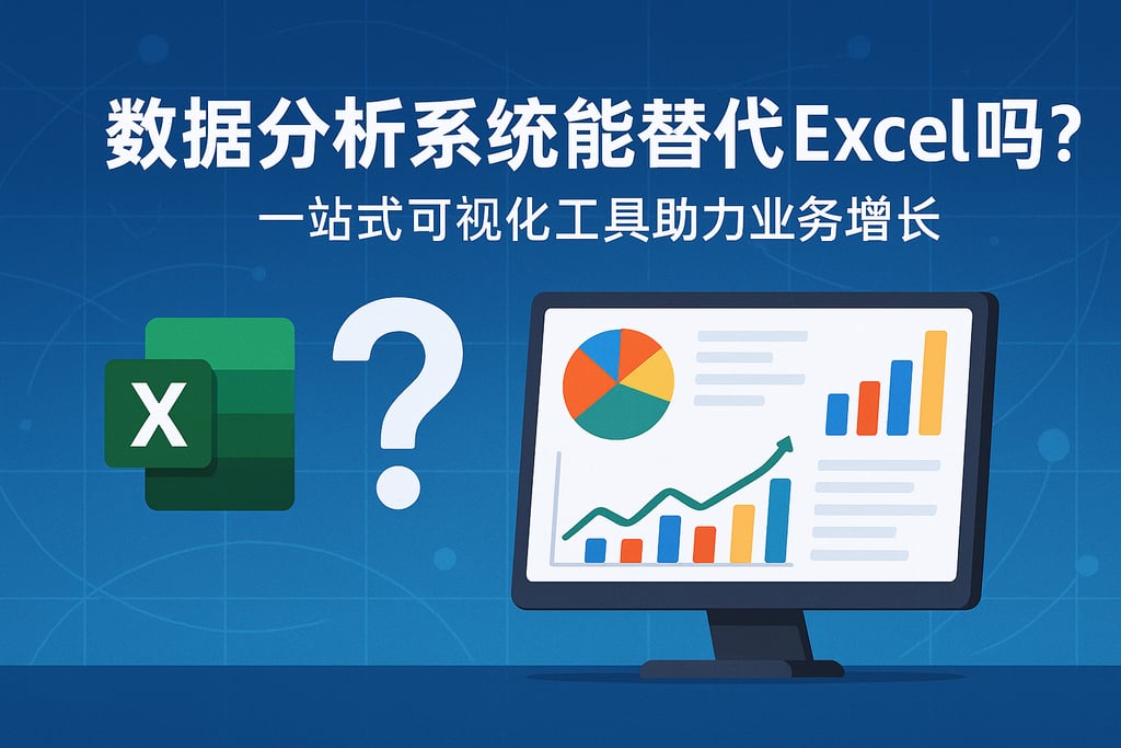数据分析系统能替代Excel吗？一站式可视化工具助力业务增长