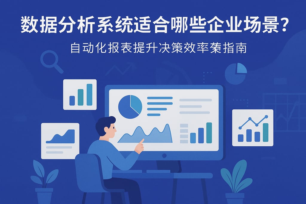 数据分析系统适合哪些企业场景？自动化报表提升决策效率指南
