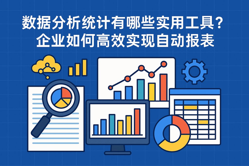 数据分析统计有哪些实用工具？企业如何高效实现自动报表