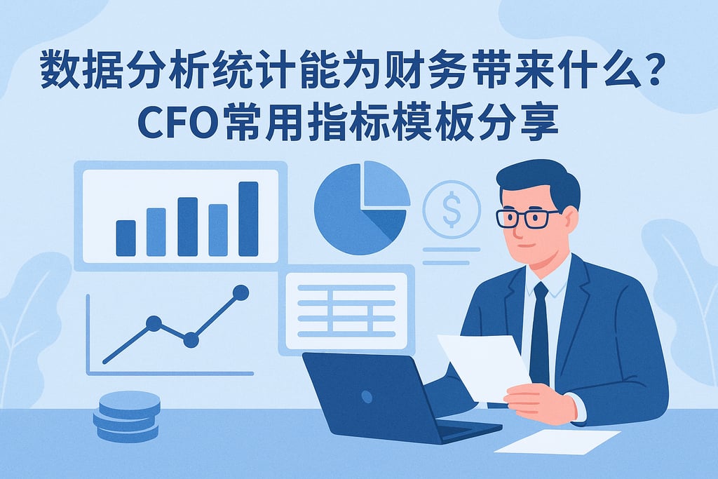 数据分析统计能为财务带来什么？CFO常用指标模板分享