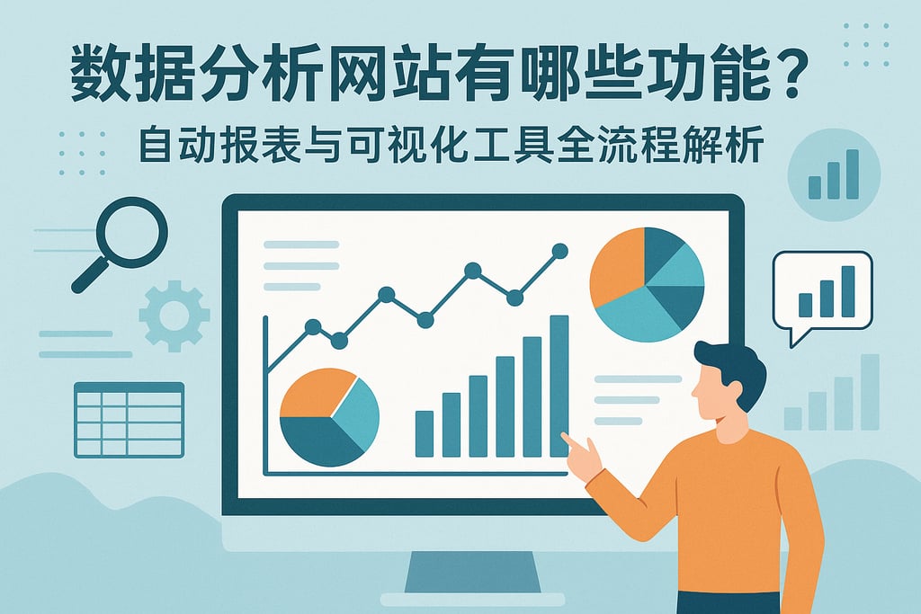 数据分析网站有哪些功能？自动报表与可视化工具全流程解析